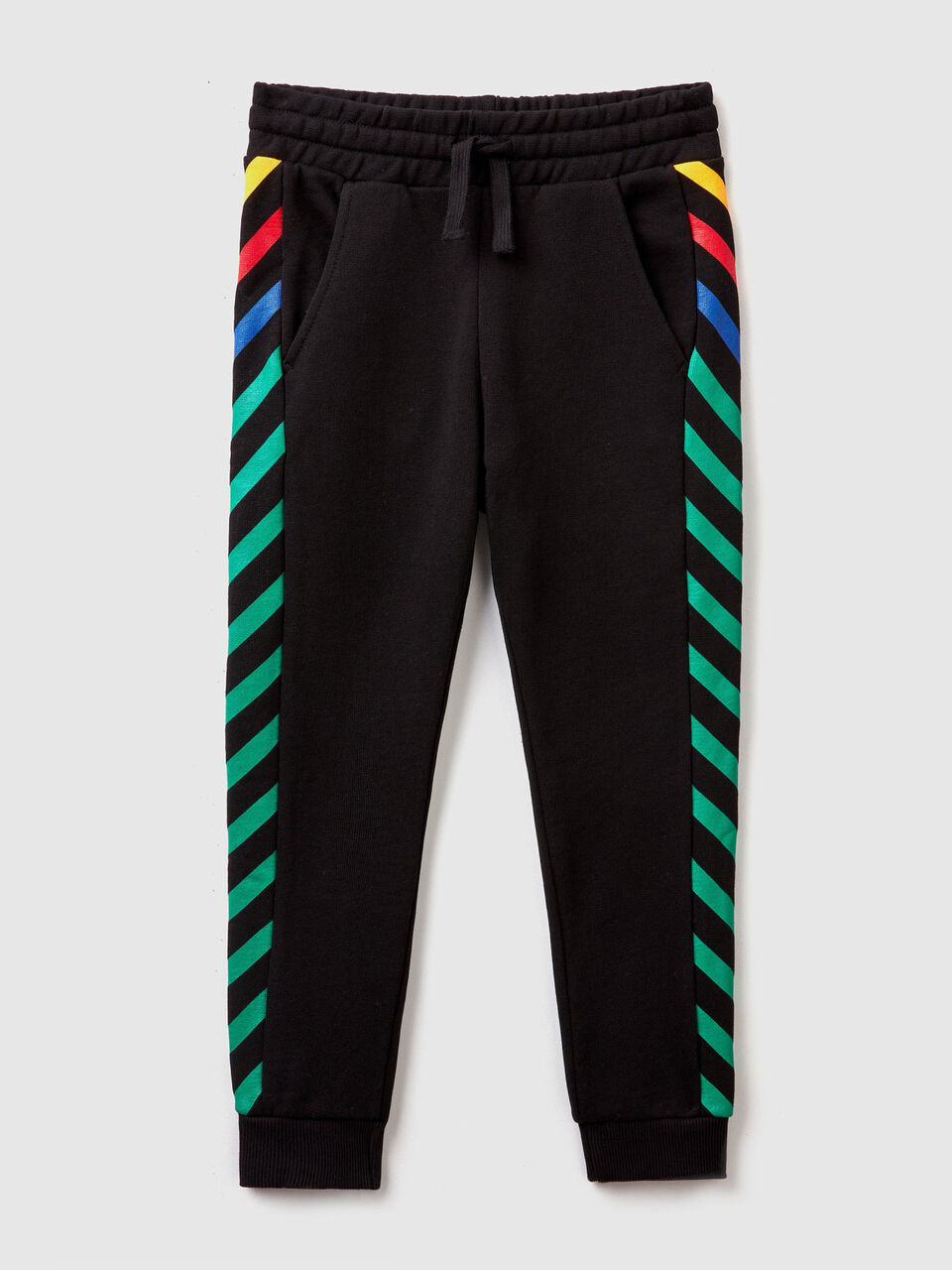 Pantalon en molleton avec imprimé image number 1