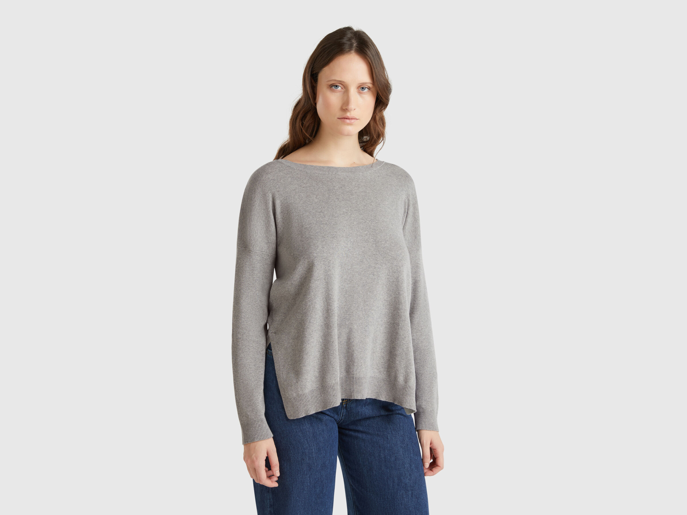 BOAT-NECK SWEAT.L/S Femme image number 0