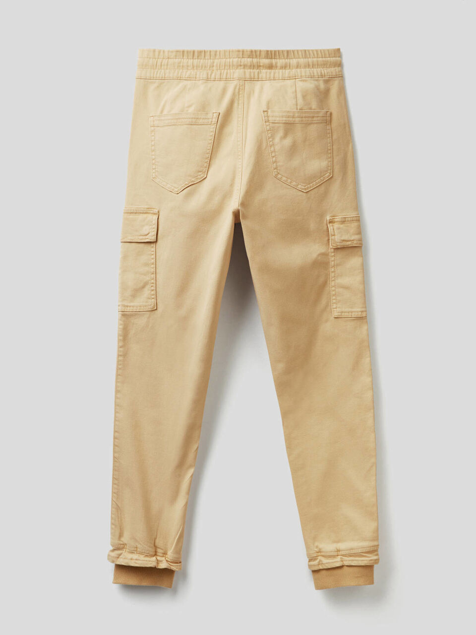 Pantalon cargo coupe slim en coton stretch image number null