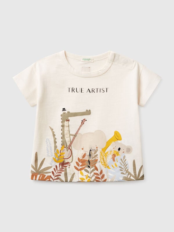 Tee-shirt à imprimé, coupe évasée Naissancede