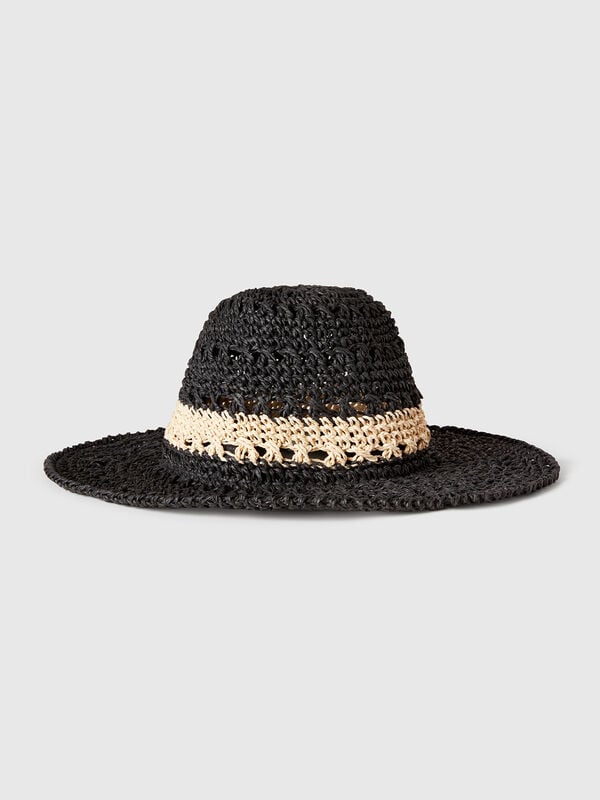 Chapeau de pêcheur effet paille Femme