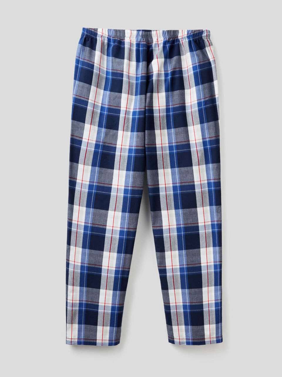 Pantalon à carreaux en coton image number 2