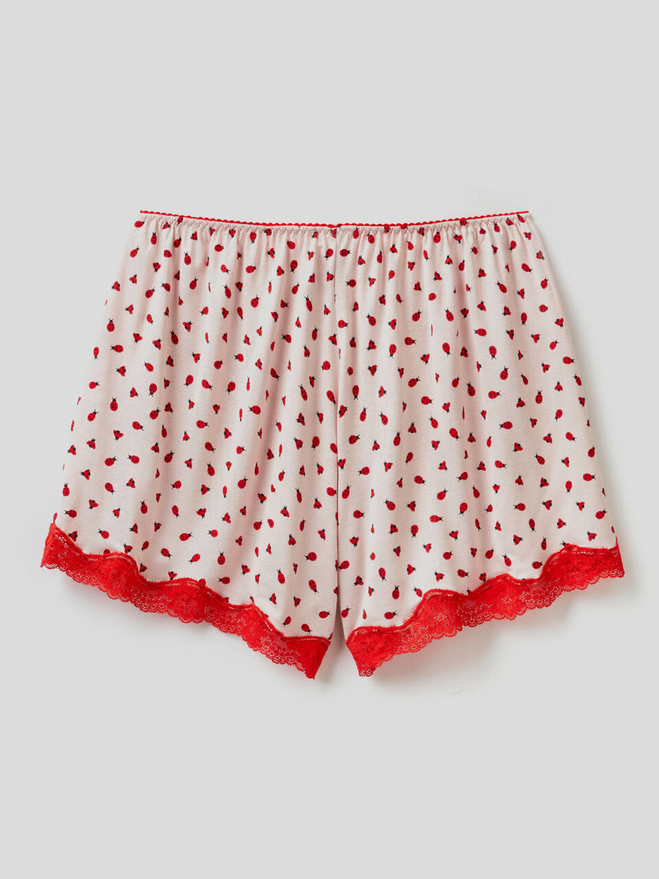 Short à motifs avec dentelle image number 2