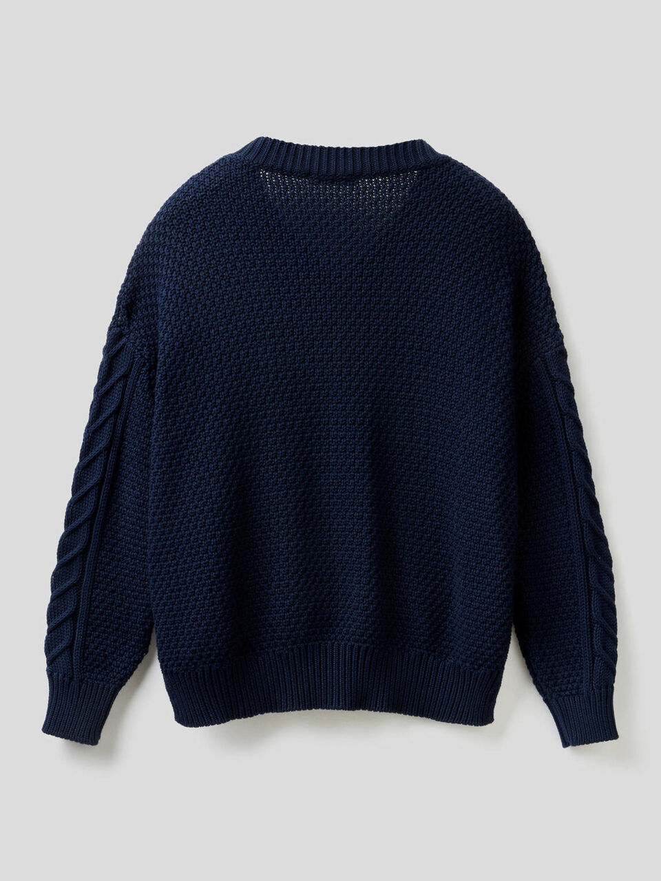 Pull en maille en pur coton image number 2