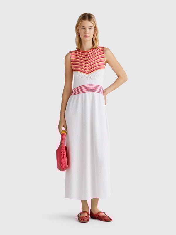 Robe au crochet Femme