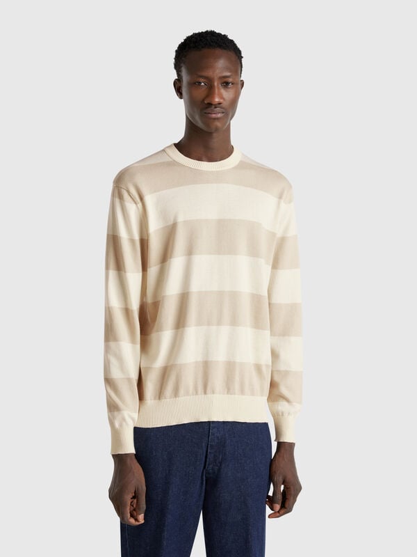 Pull rayé Homme