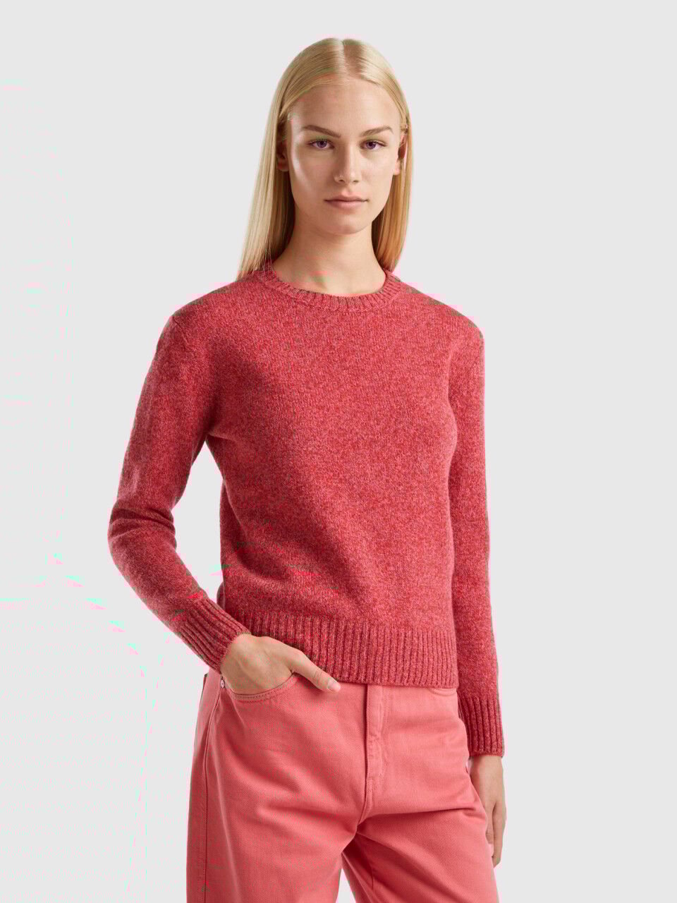 Pull benetton laine femme shop