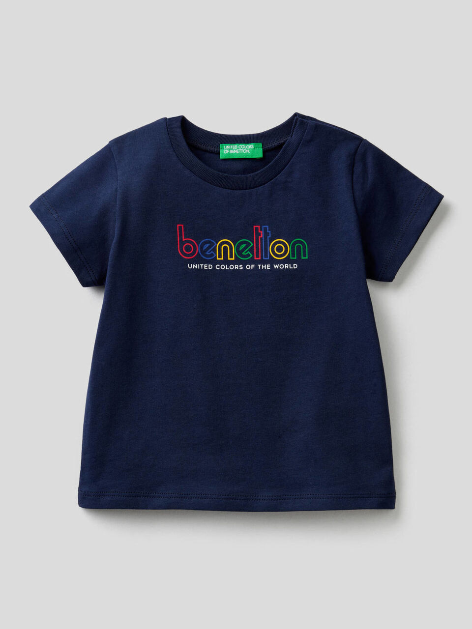 T-shirt à imprimé logo en coton bio image number 1