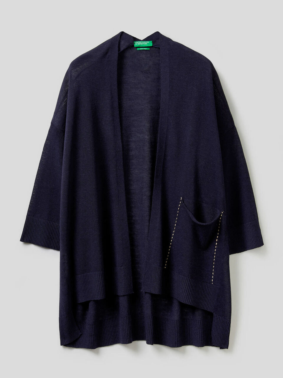 Gilet ouvert avec manches 3/4 image number 1