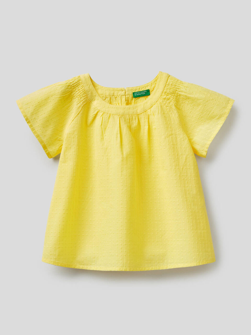 Blouse brodée en 100% coton image number 1