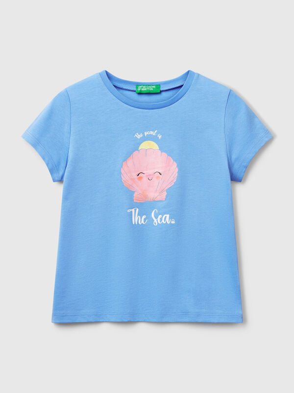 T-shirt coupe classique à paillettes Filles