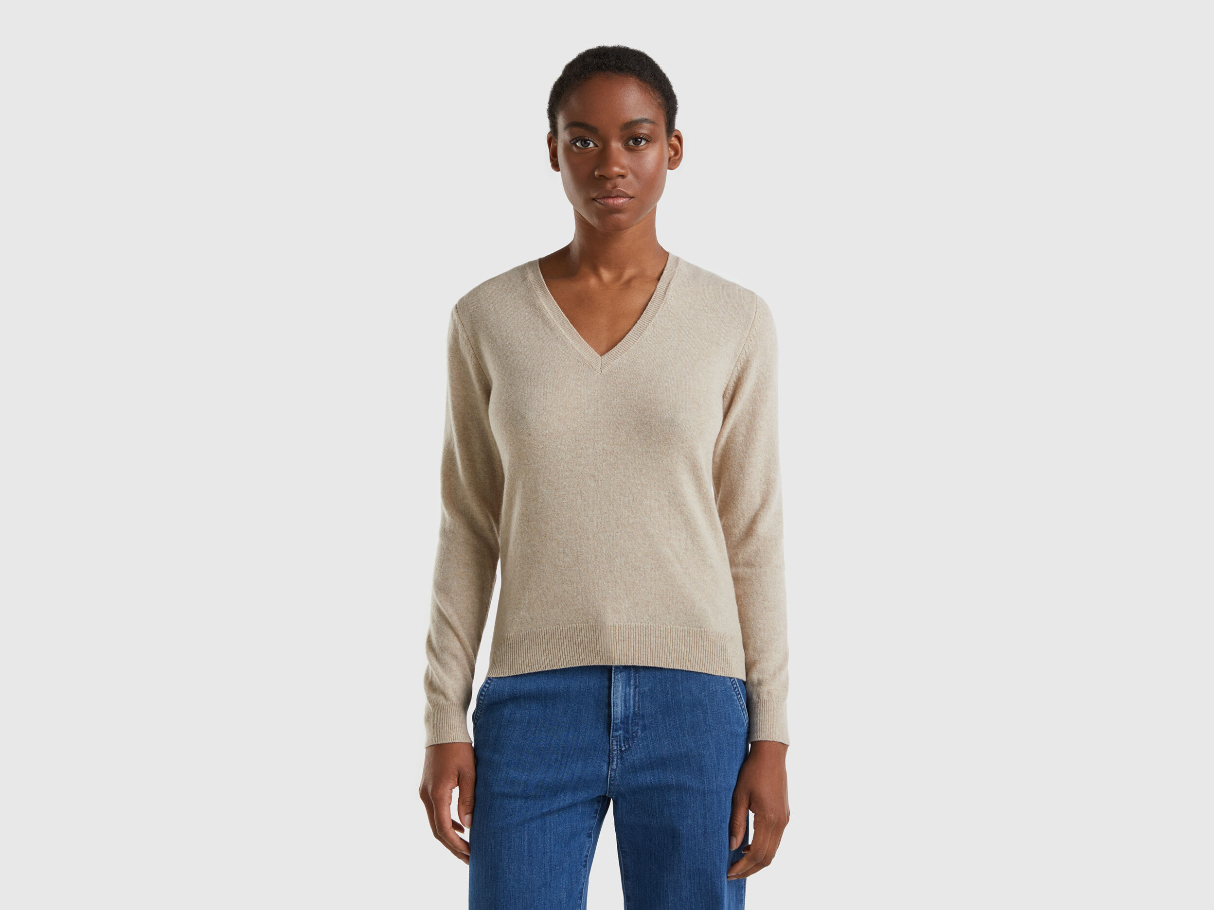 Benetton pull femme shop col v