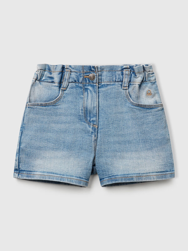 Short en jean paper bag Filles