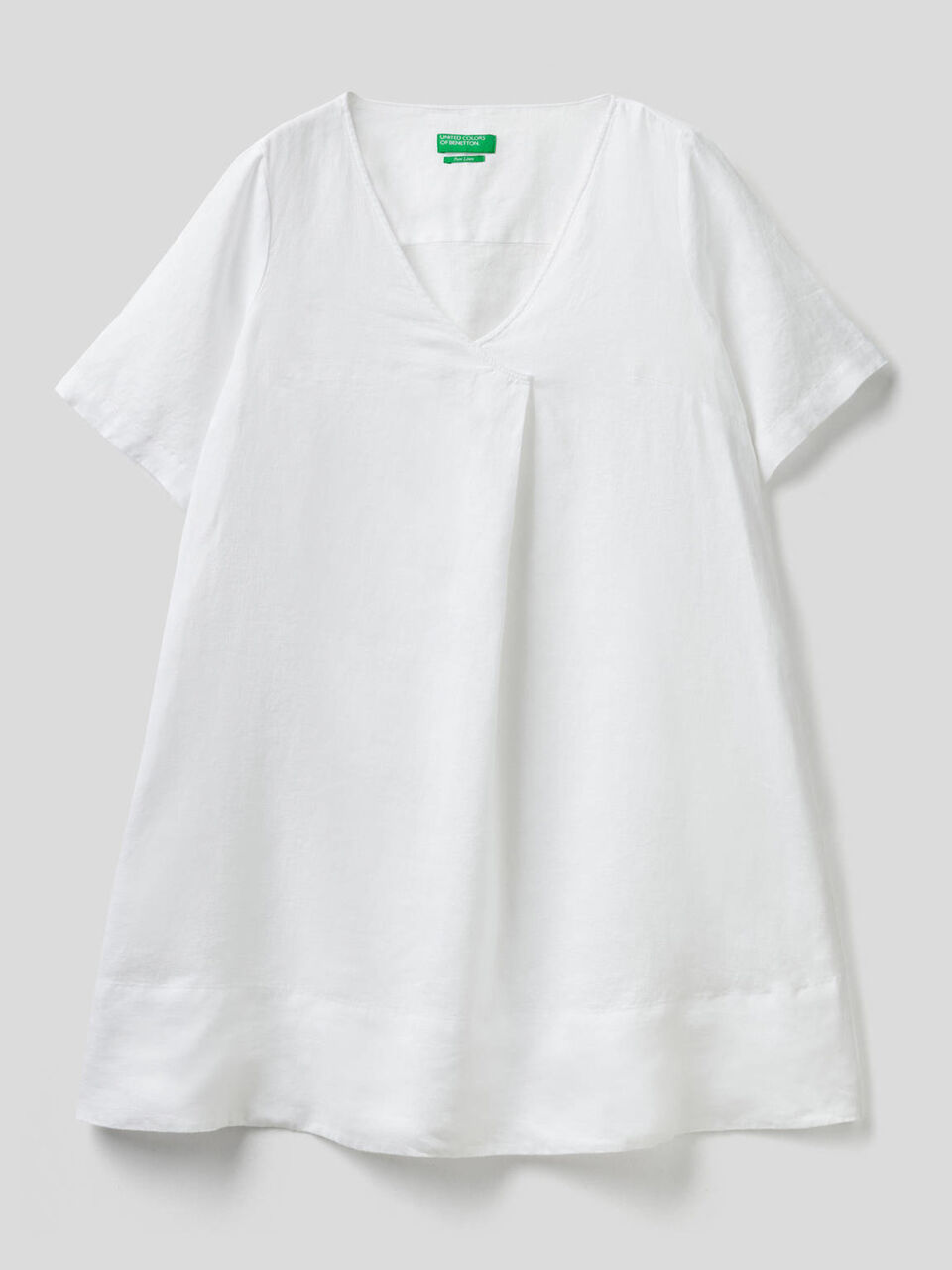 Robe courte en pur lin image number 1