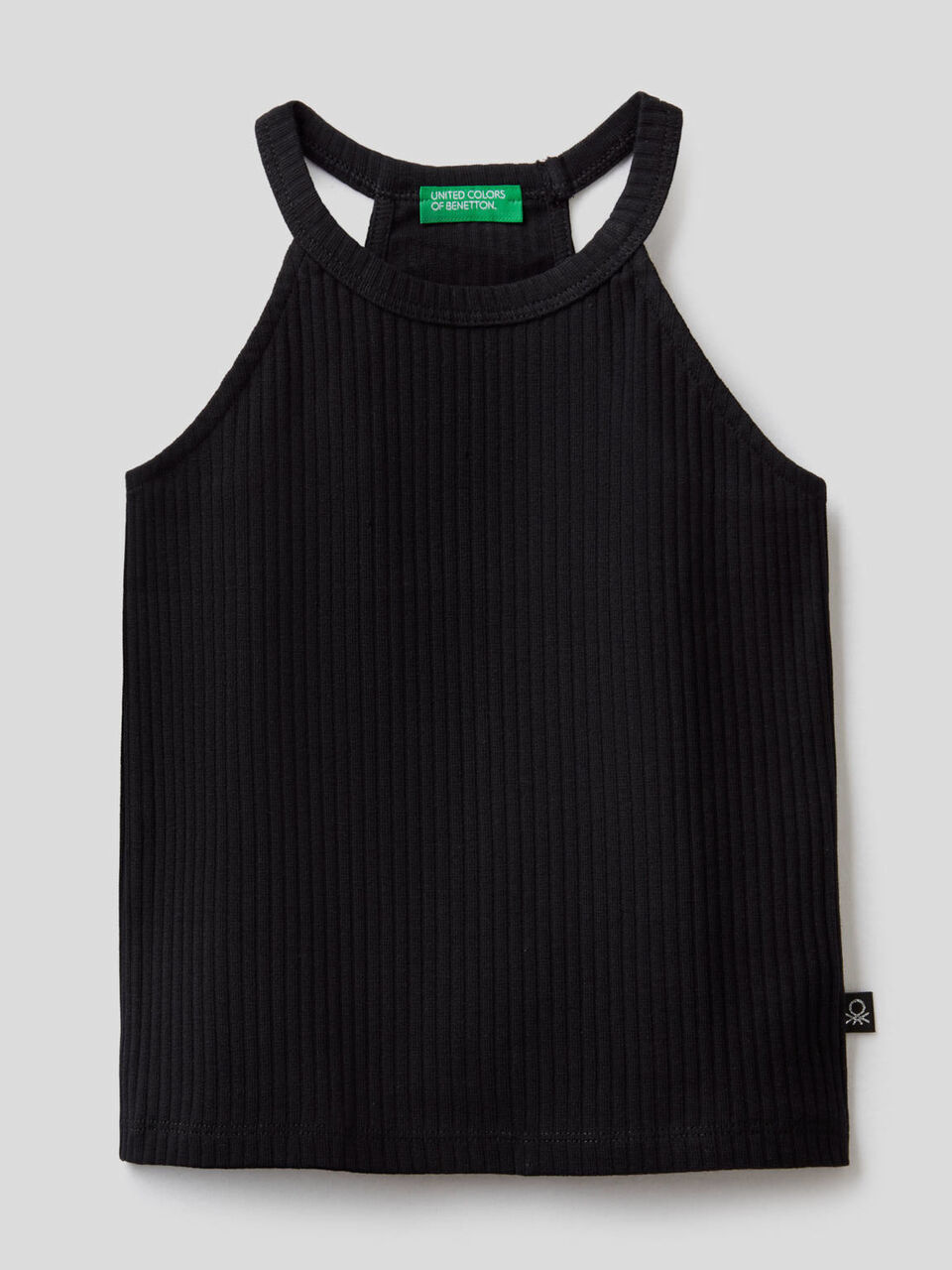 Top sans manches en coton stretch image number 1