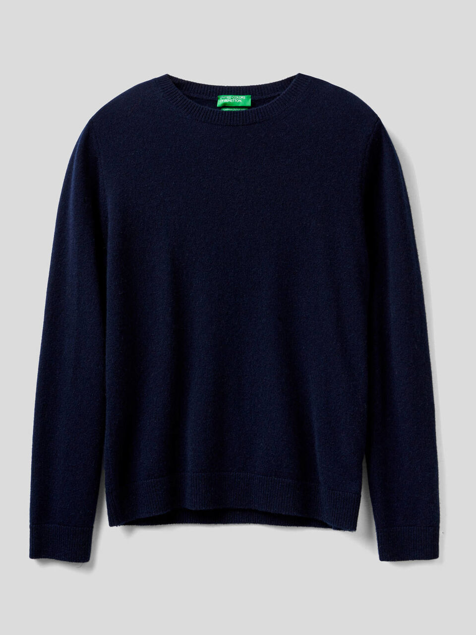 Pull col rond en pur cachemire image number 1