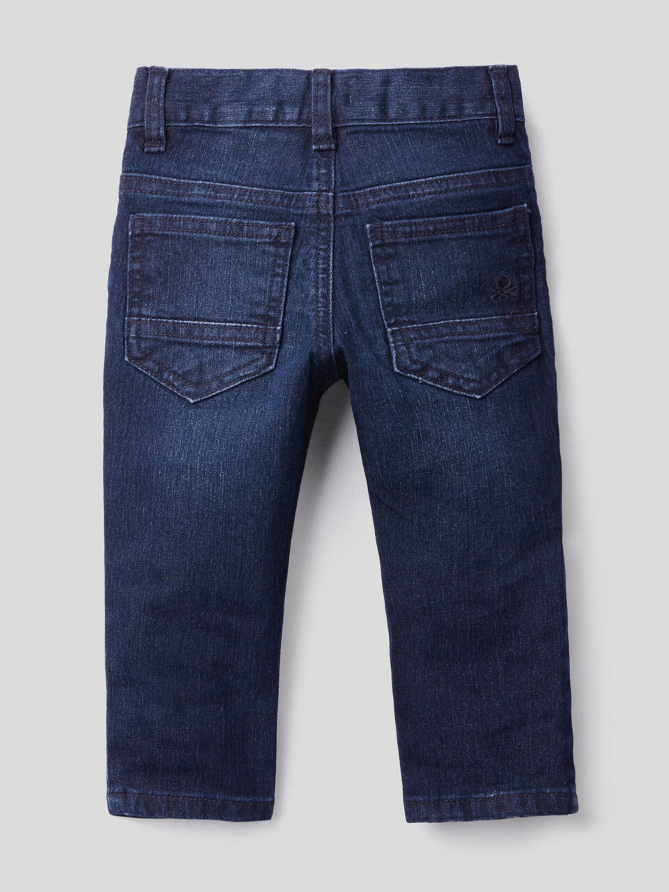 Jeans effet usé en coton stretch image number 2