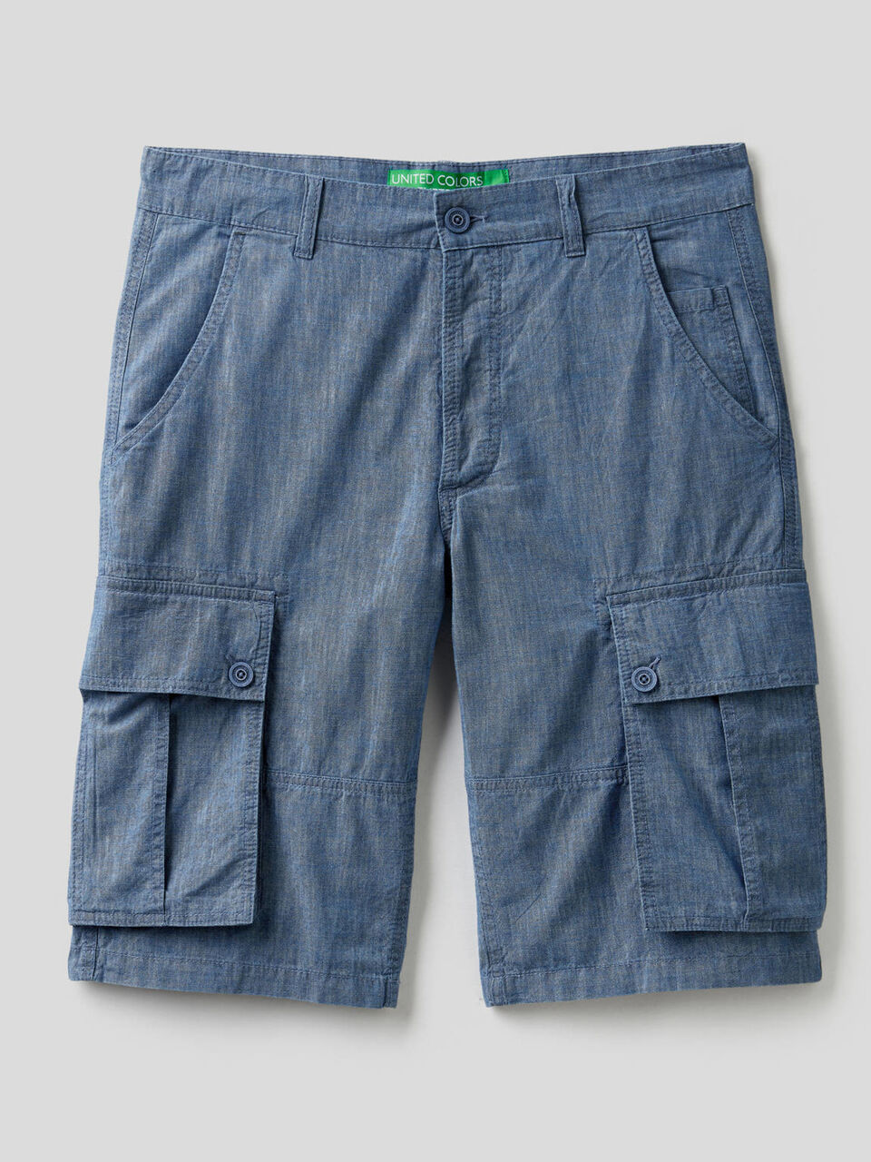 Bermuda cargo effet jeans image number 1