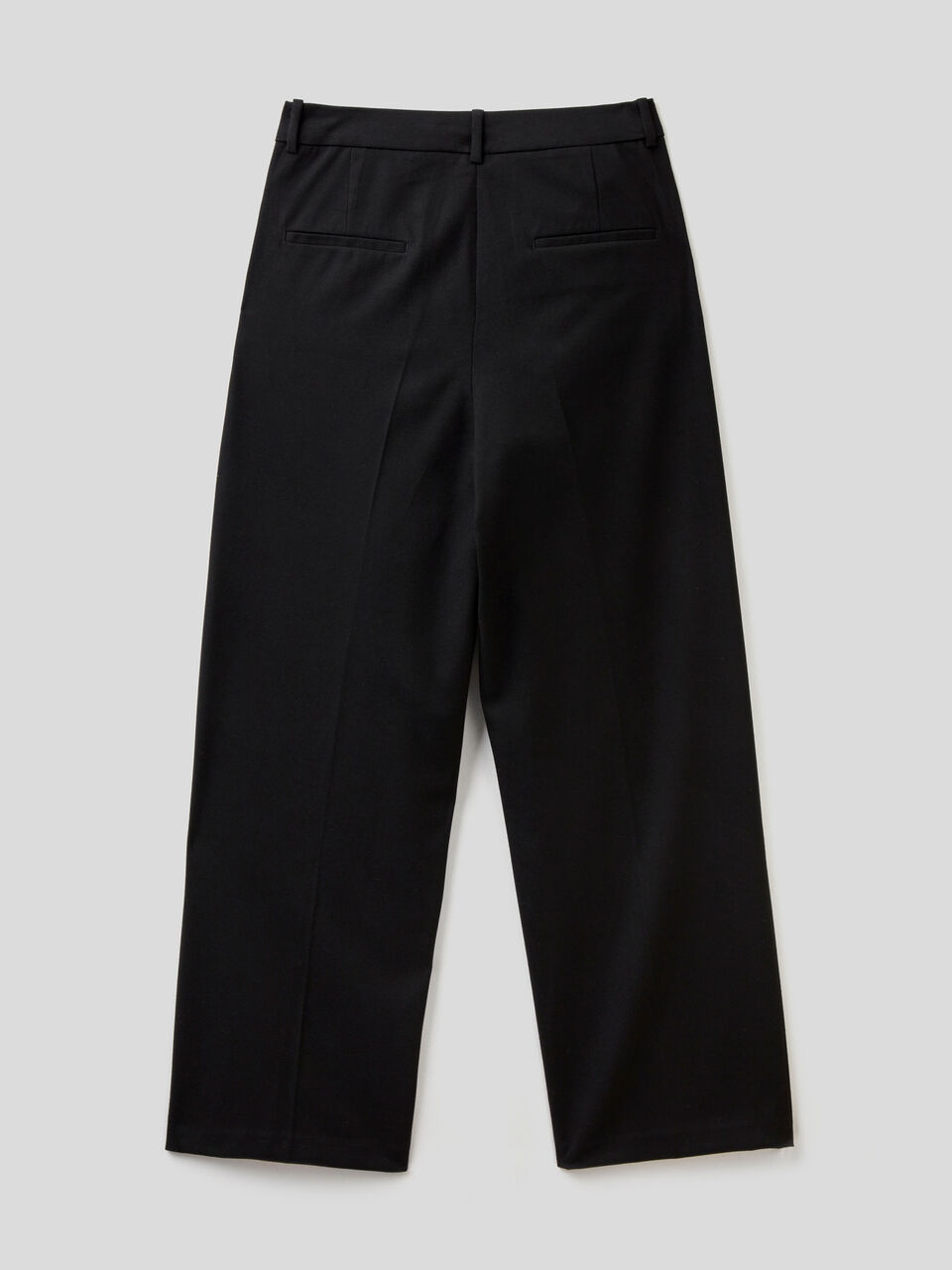 Pantalon en flanelle avec jambe droite image number 2