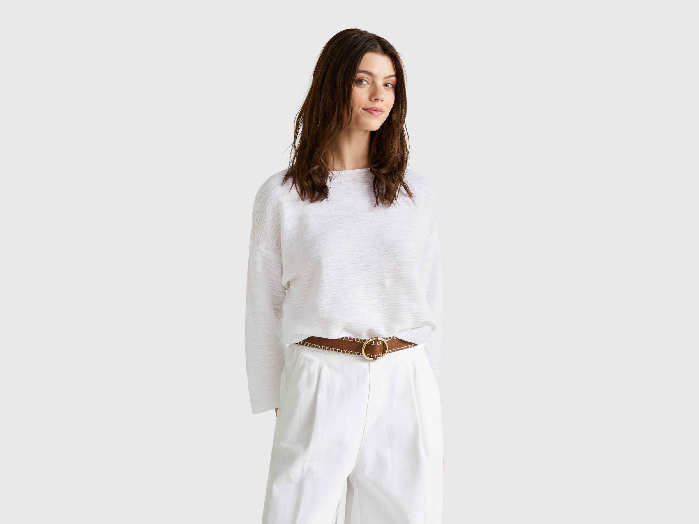 BOAT-NECK SWEAT.L/S Femme image number 0