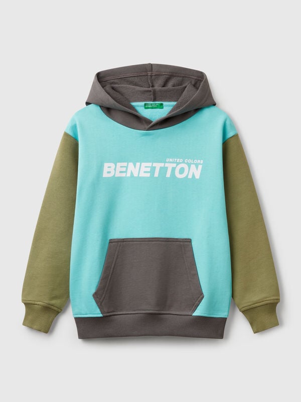 Sweat avec impression et capuche  Garçon