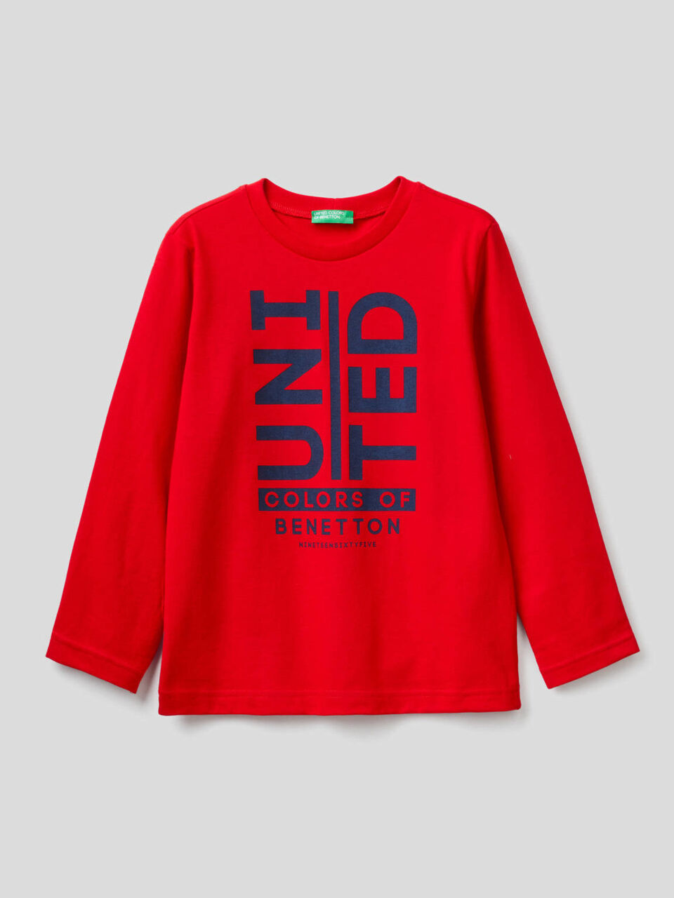 T-shirt manches longues en coton bio image number 1