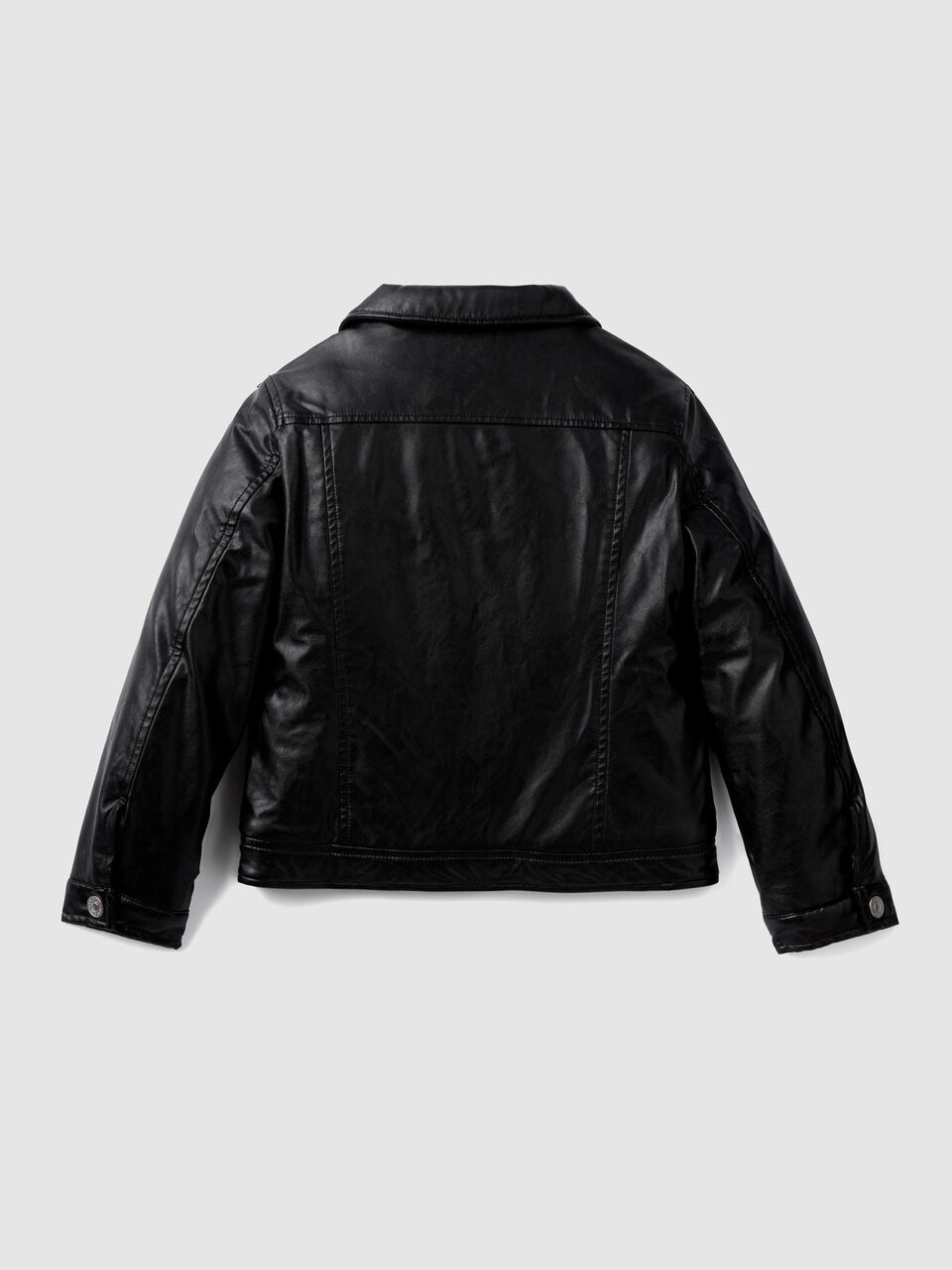Blouson esprit motard effet cuir image number 2