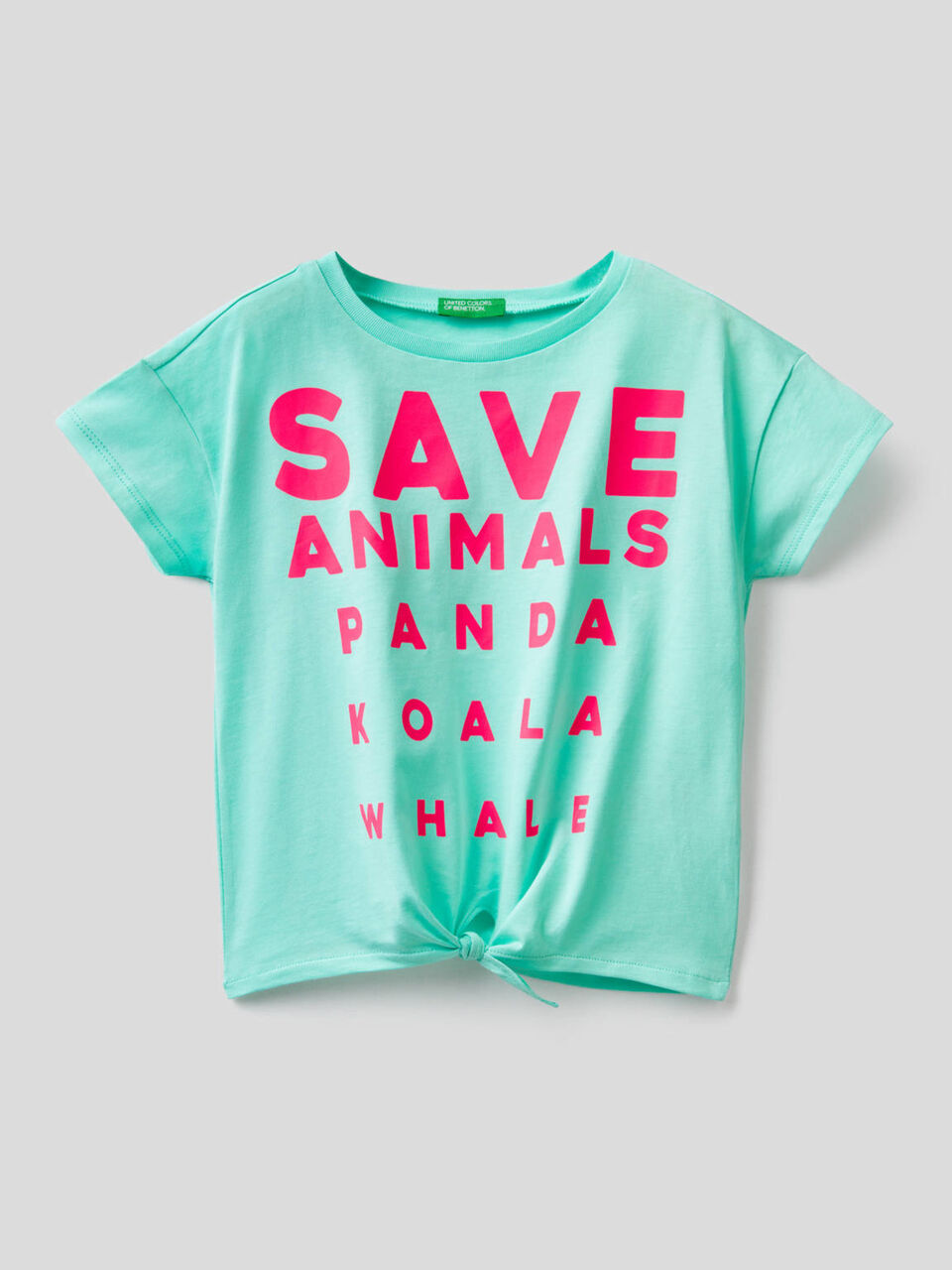 T-shirt avec noeud en bas image number 1