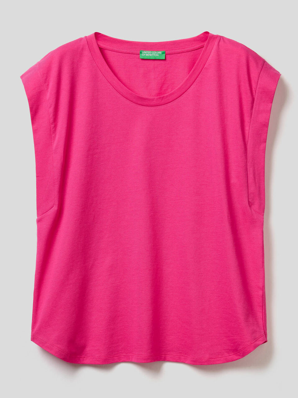 T-shirt en coton avec mancherons image number 1