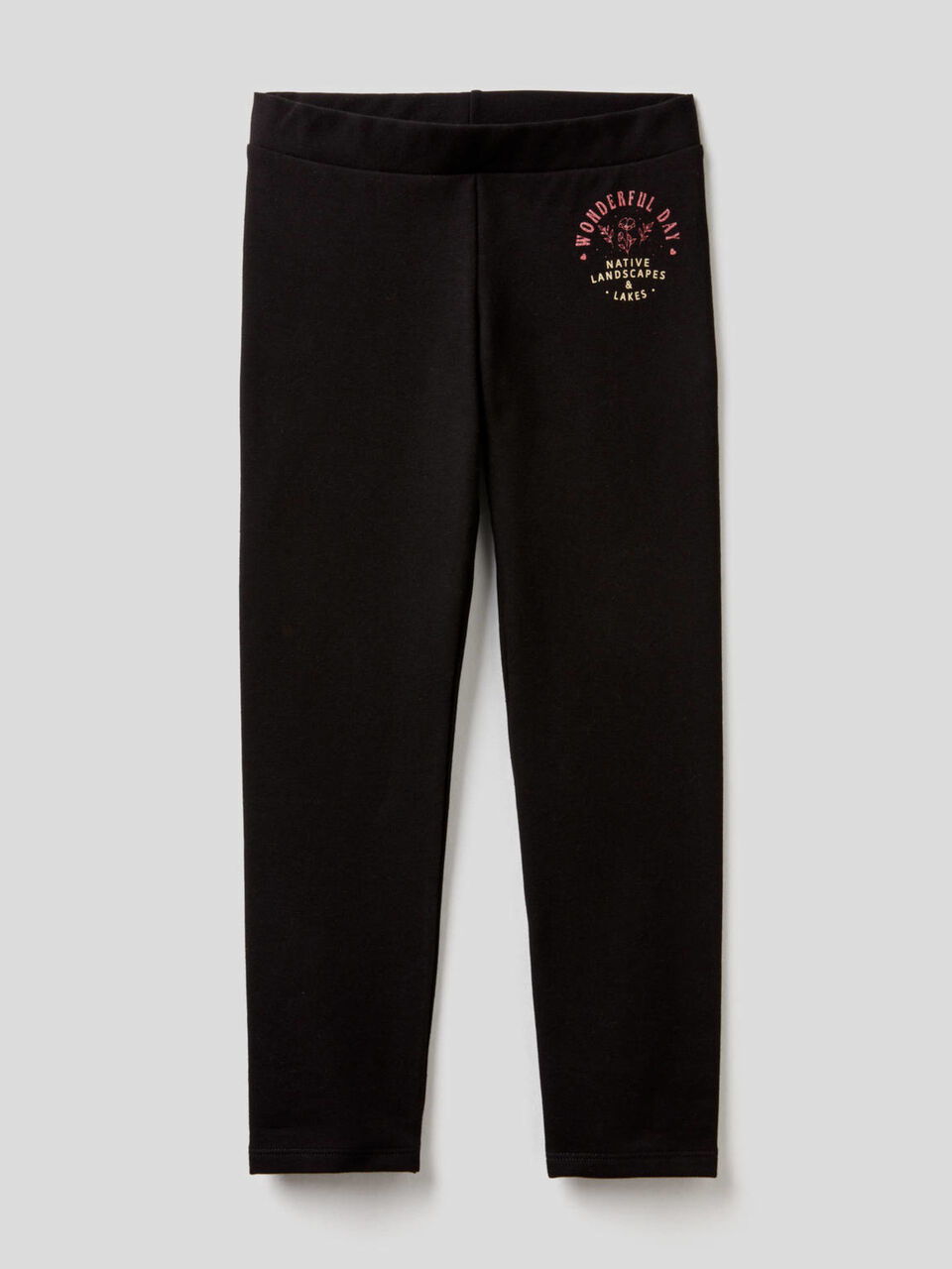 Legging en molleton avec imprimé image number 1