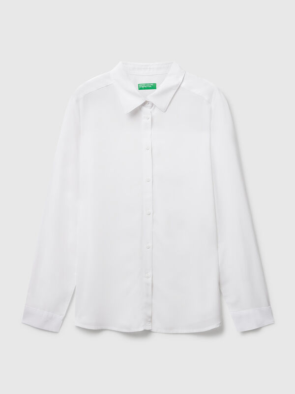 Chemise en viscose coupe régulière Femme