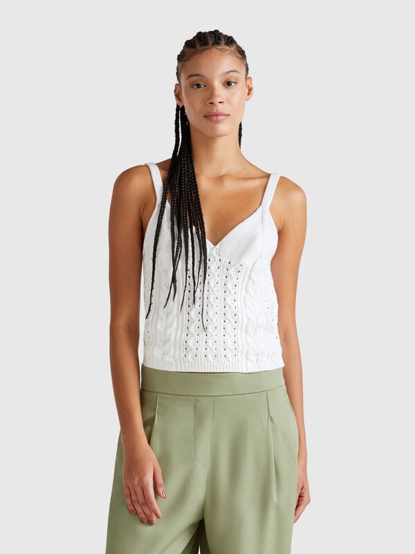 Haut en crochet Femme