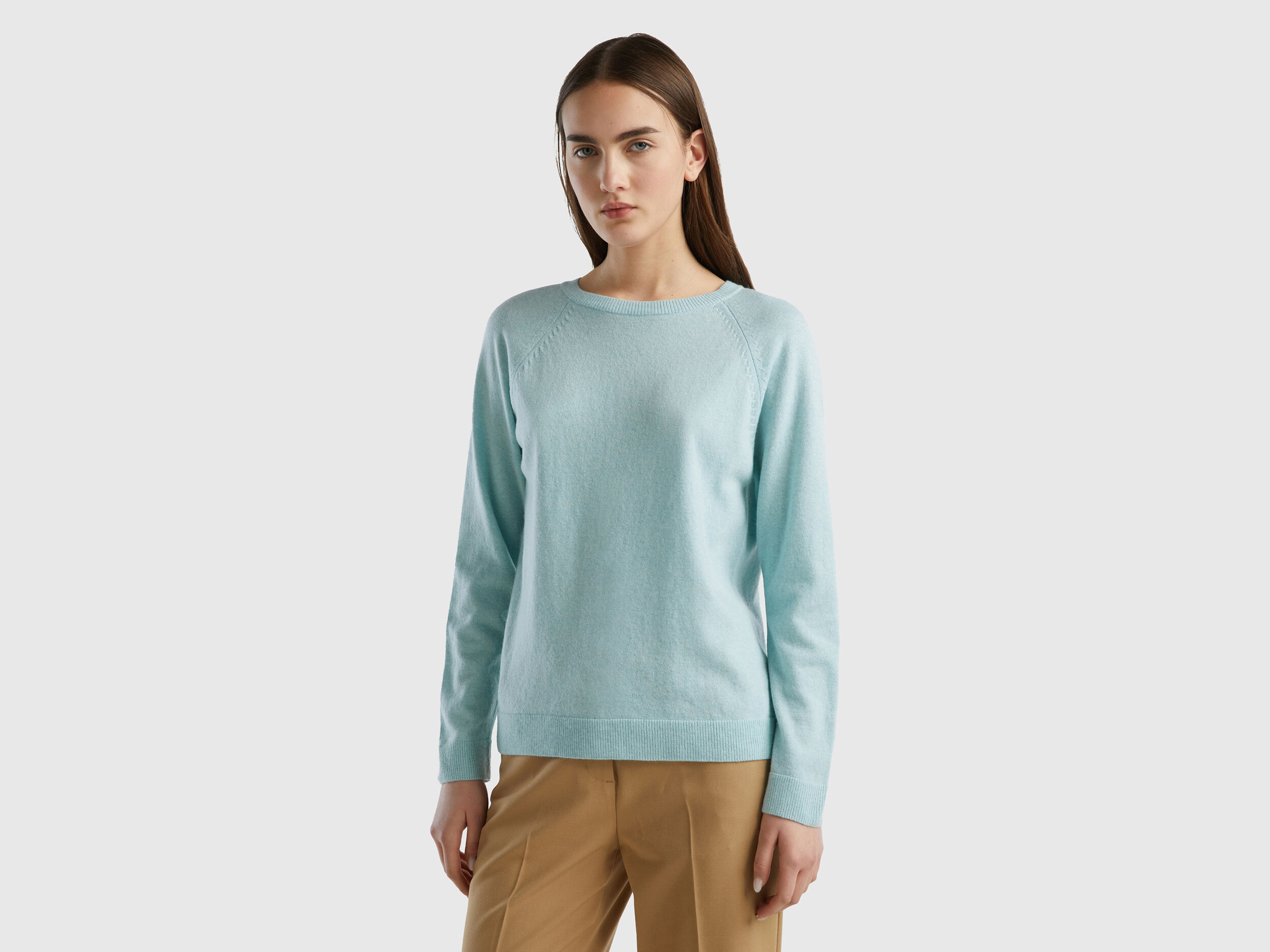 Pull bleu vert sales