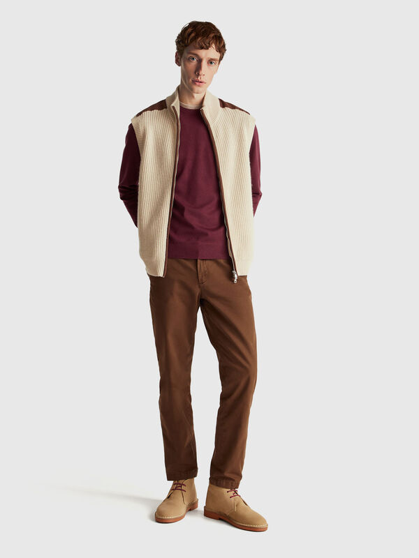 Pull en mélange de viscose Homme