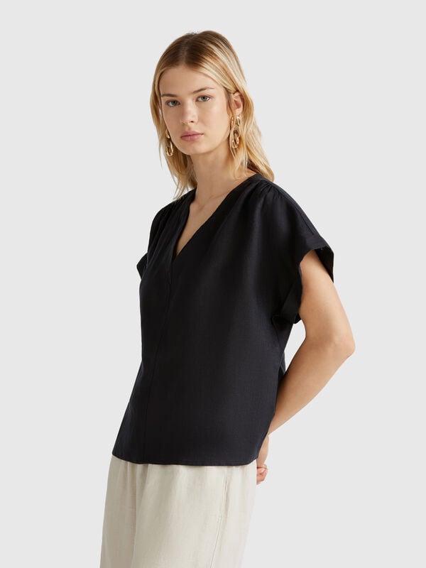Chemisier pur lin Femme