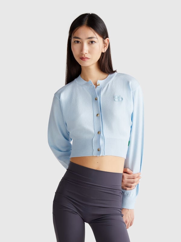 Cardigan en viscose mélangée Femme