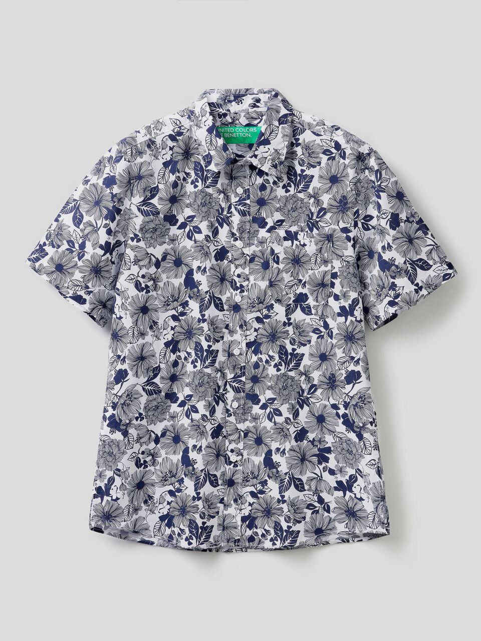 Chemise manches courtes avec imprimé botanique image number 1