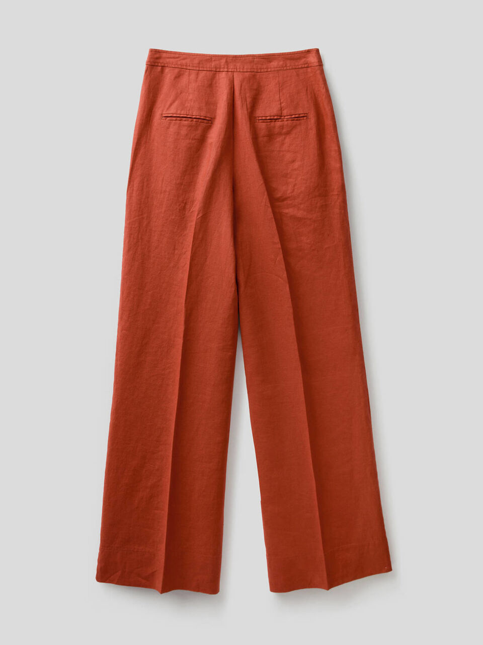 Pantalon palazzo 100% lin image number null