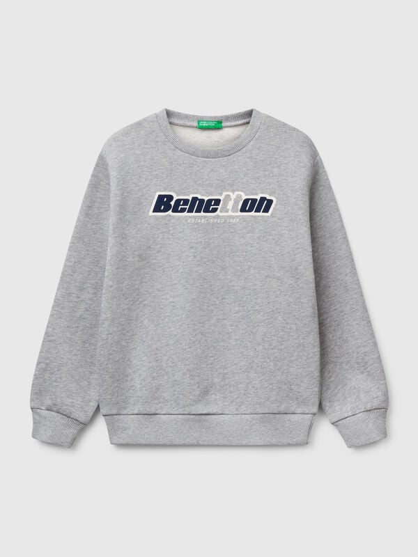 Sweat à imprimé en pur coton Garçon
