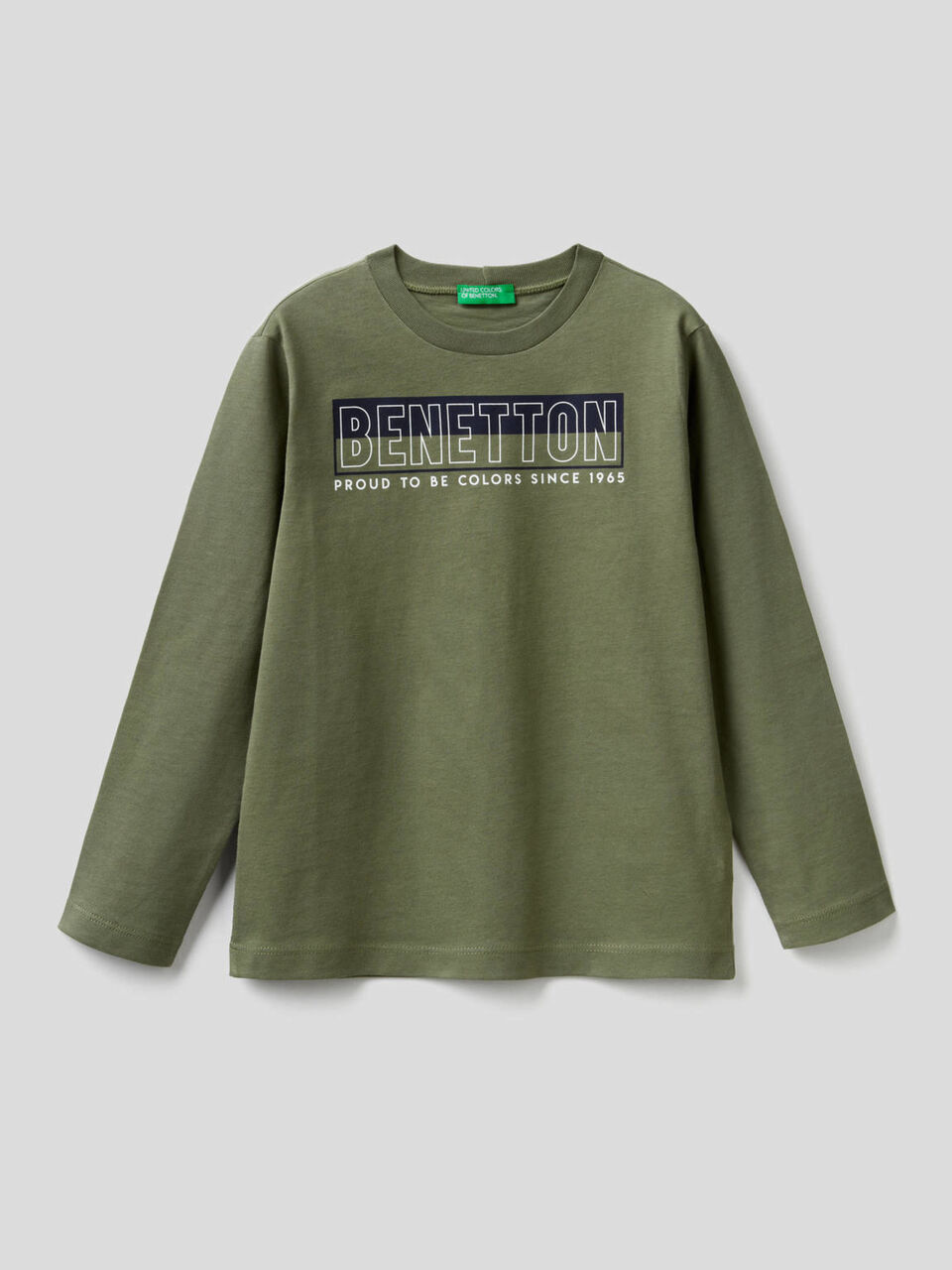 T-shirt manches longues en coton bio image number 1