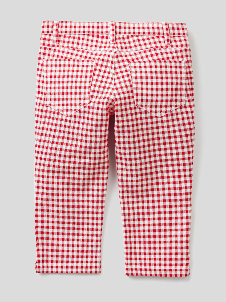 Pantalon cropped à carreaux image number 2