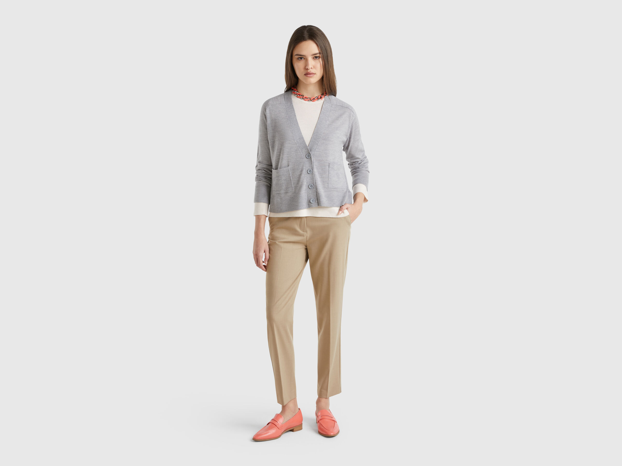 L/S CARDIGAN Femme image number 2