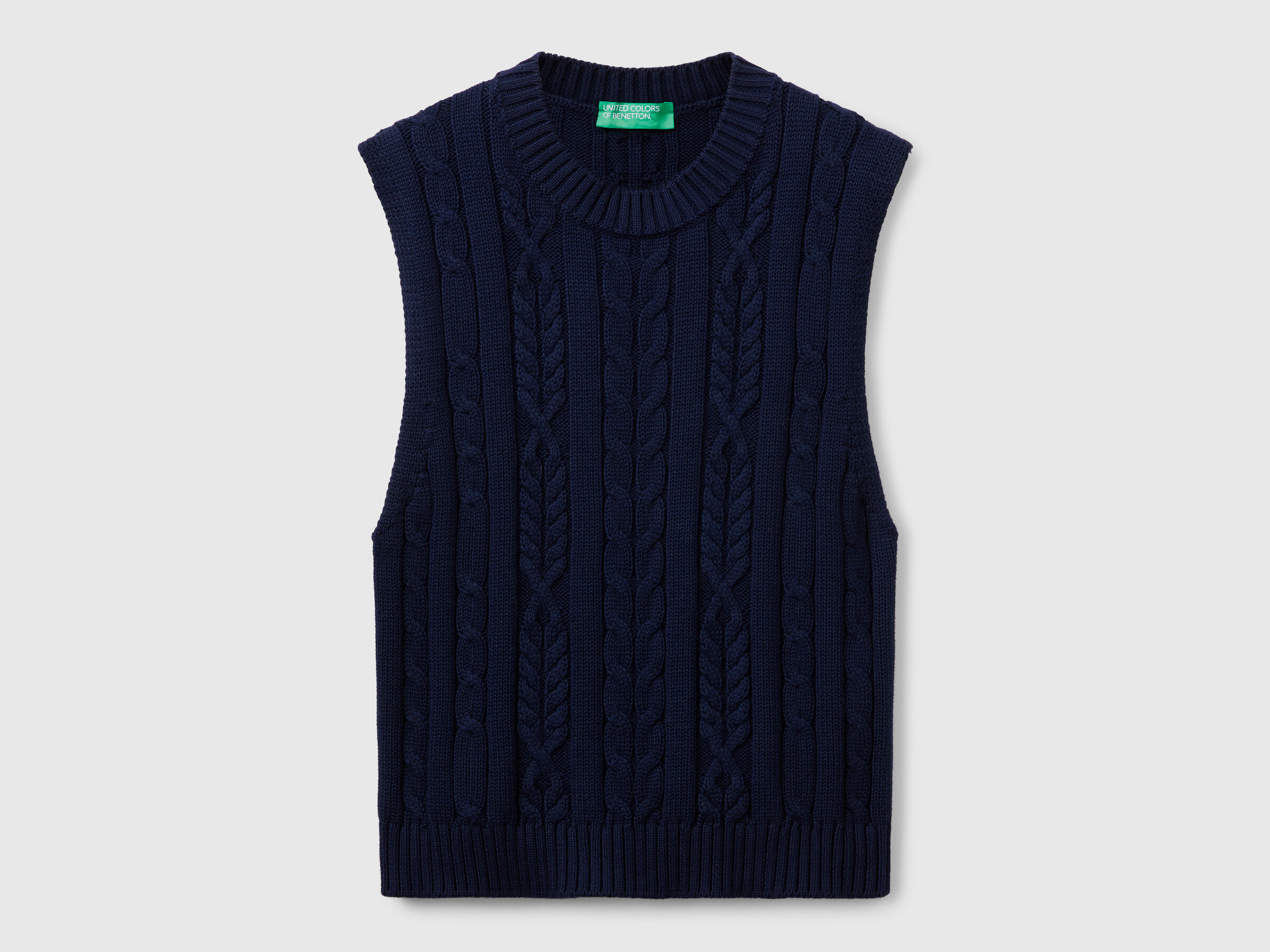 SLEEVELESS SWEATER Femme image number 3