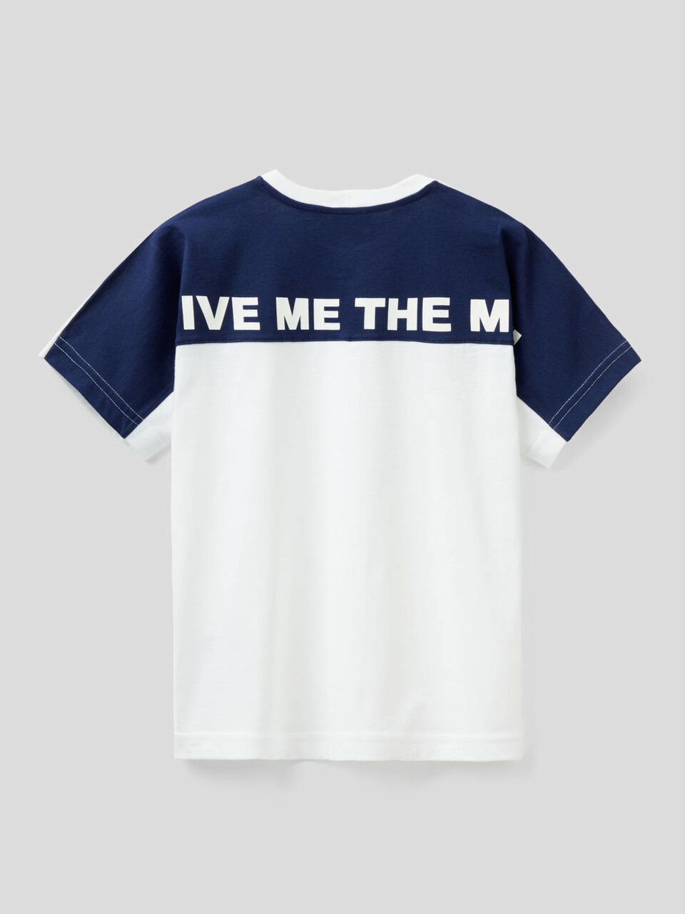 T-shirt en 100% coton avec message image number 2