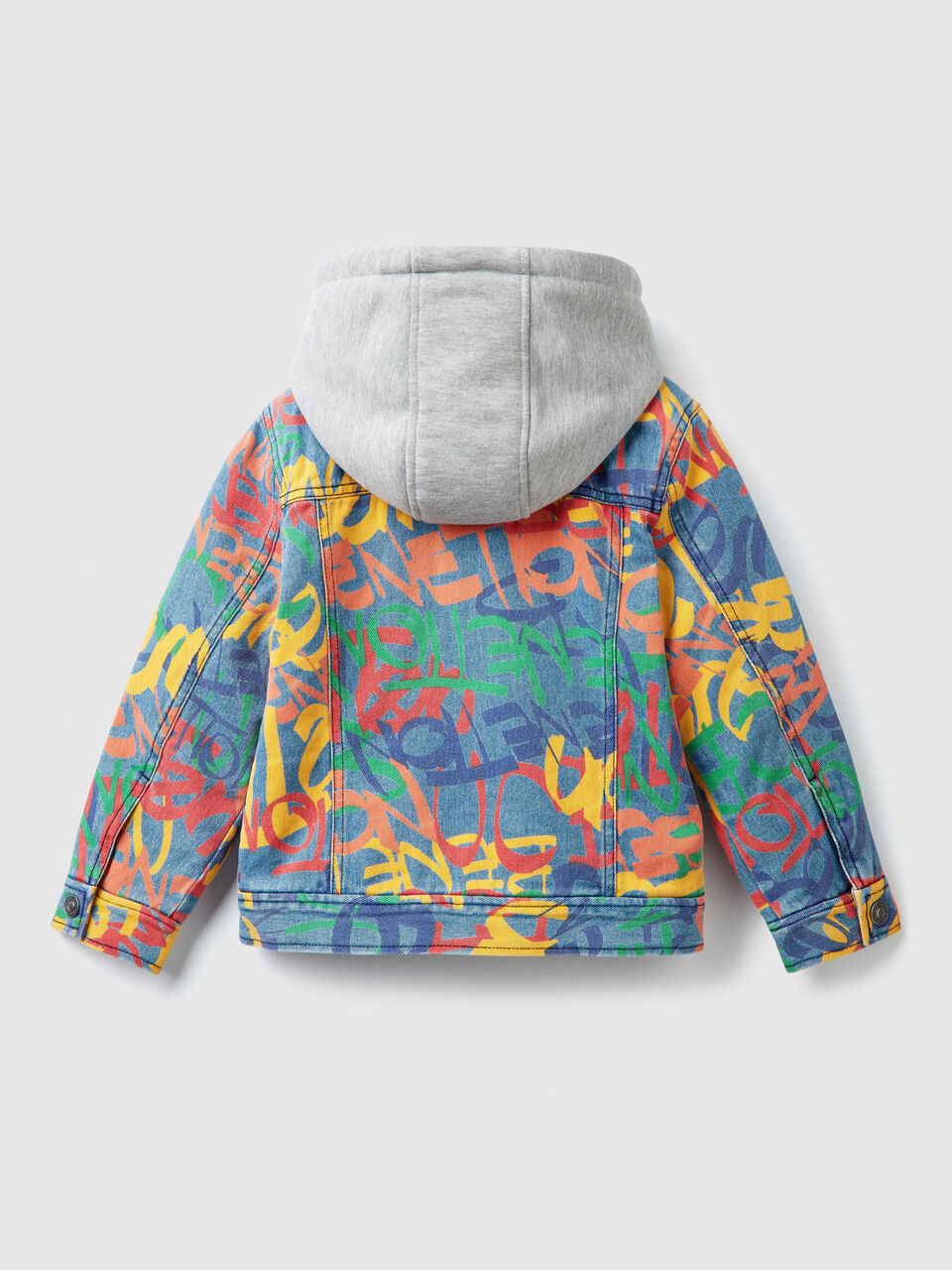 Blouson en denim imprimé image number 2