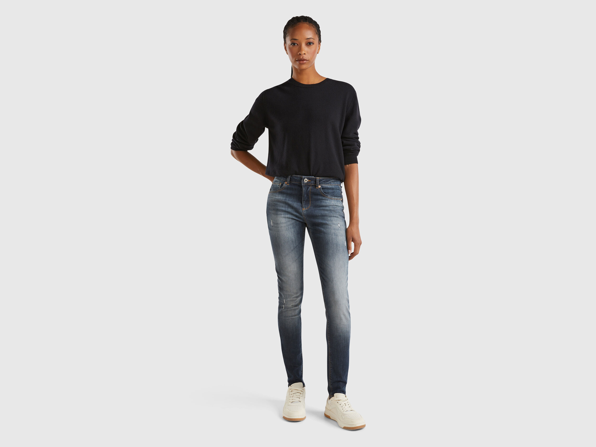 Benetton jeans femme top