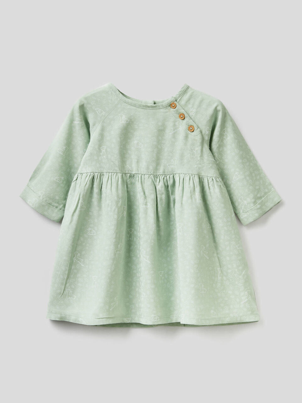 Robe à motifs en viscose éco-responsable image number 1