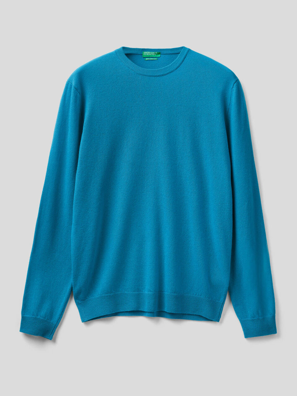 Pull col rond en pure laine vierge image number 1