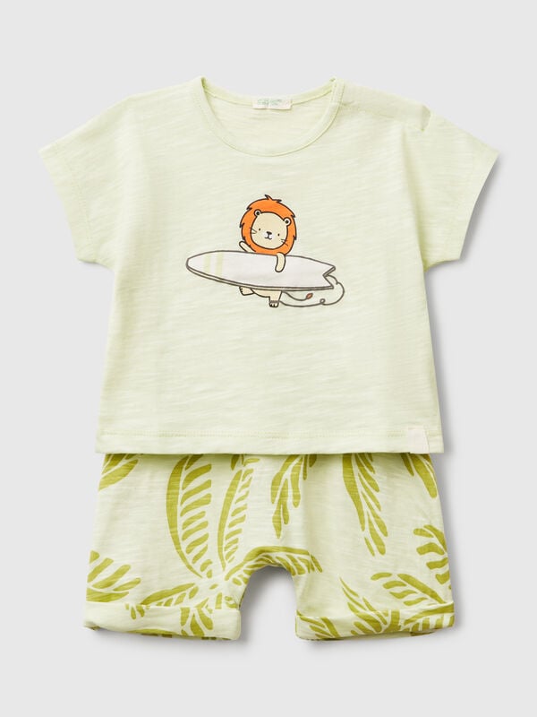 Ensemble t-shirt et short léger Naissancede