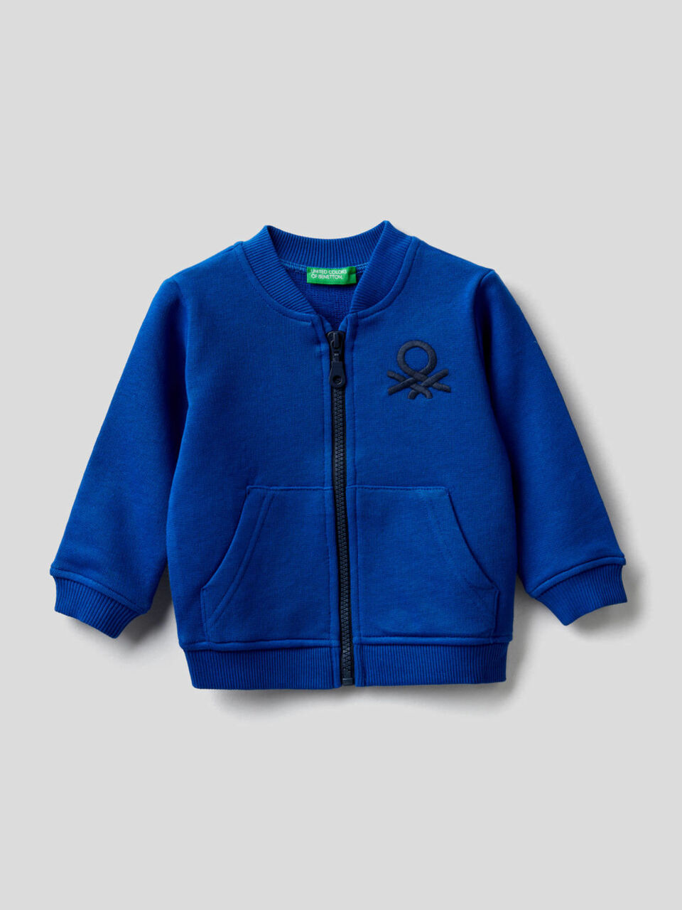 Sweat zippé en 100% coton image number 1